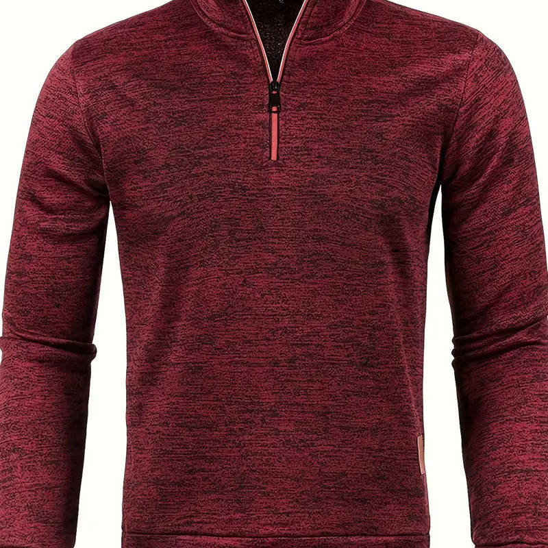 Dann | Zip-Up Pullover Sweatshirt