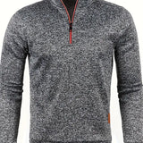 Dann | Zip-Up Pullover Sweatshirt