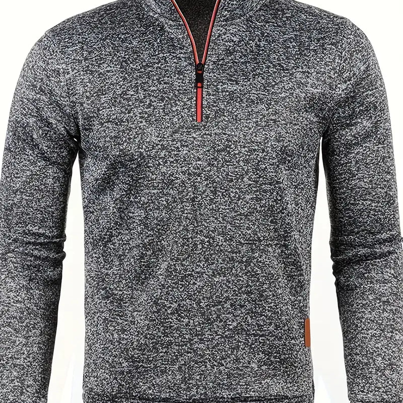 Dann | Zip-Up Pullover Sweatshirt
