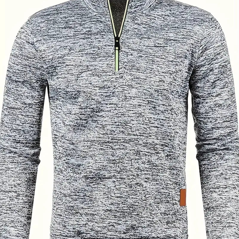Dann | Zip-Up Pullover Sweatshirt
