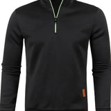 Dann | Zip-Up Pullover Sweatshirt
