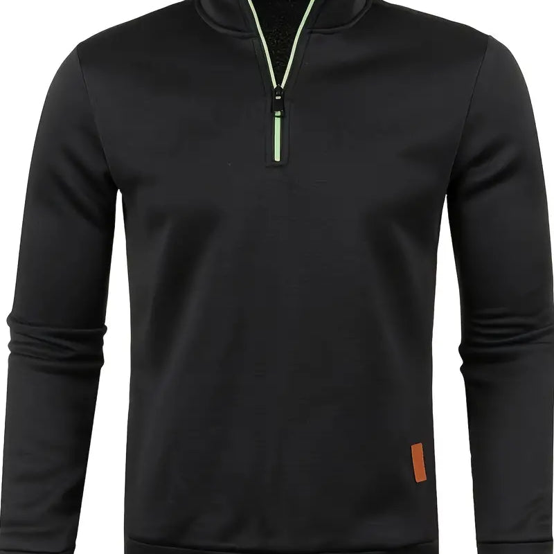 Dann | Zip-Up Pullover Sweatshirt