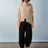 Sleeveless Roll Neck Sweater