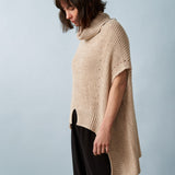 Sleeveless Roll Neck Sweater