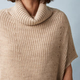 Sleeveless Roll Neck Sweater