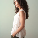 Silk Mix Sleeveless Top