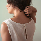 Silk Mix Sleeveless Top