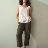 Silk Mix Sleeveless Top