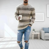Stefan Striped Chunky Knit Sweater