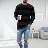 Stefan Striped Chunky Knit Sweater