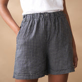 Linen Check Shorts