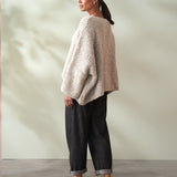 Knitted Boucle Sweater