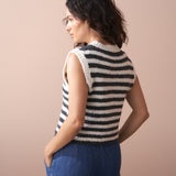 Knitted Striped Waistcoat