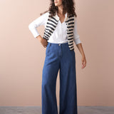 Knitted Striped Waistcoat