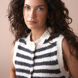 Knitted Striped Waistcoat