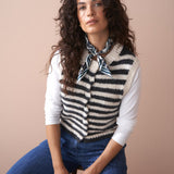 Knitted Striped Waistcoat