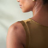 Satin Sleeveless Top