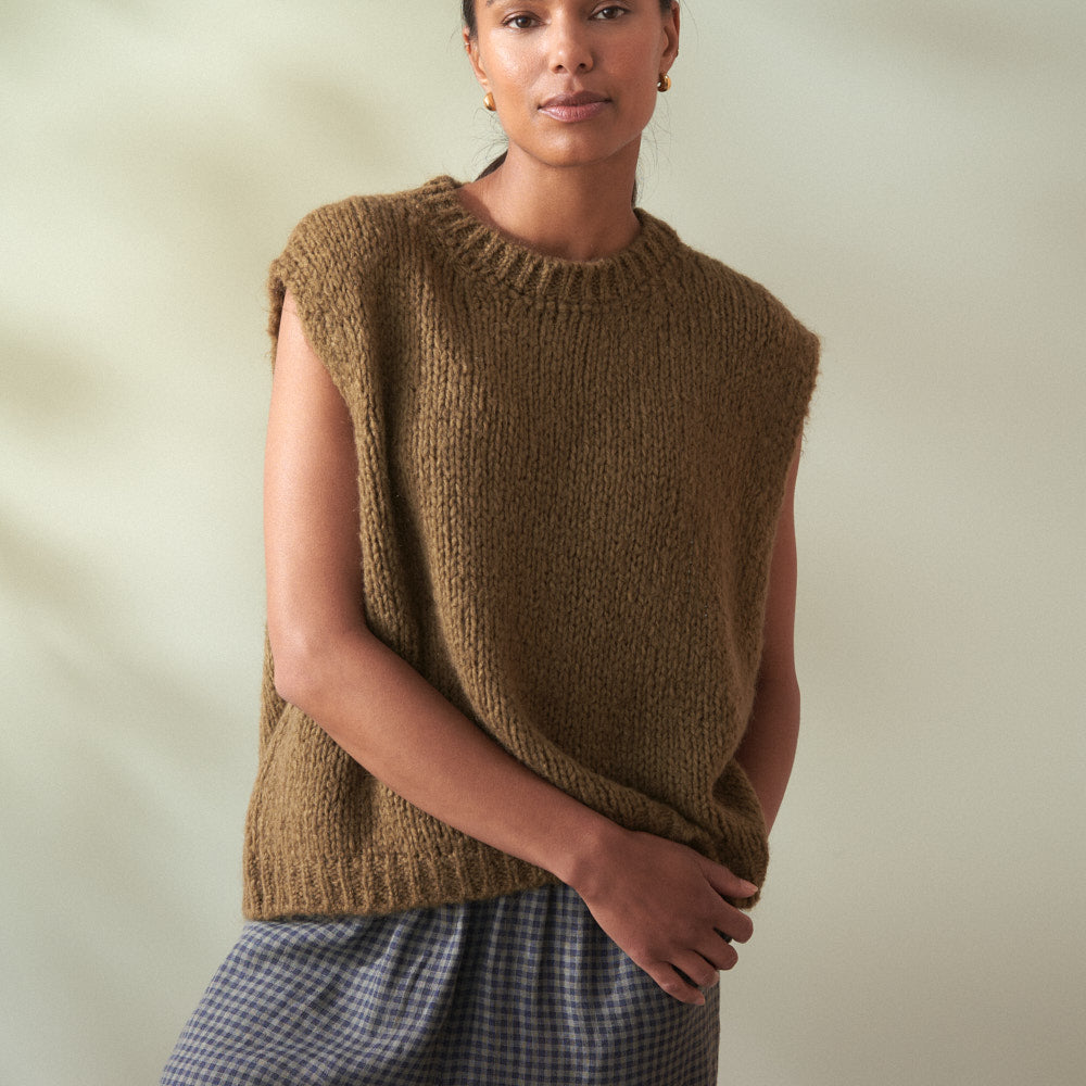 Knitted Round Neck Tank