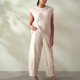 Knitted Round Neck Tank