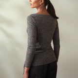 Leopard Round Neck Top