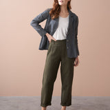 Linen Check Jacket