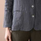 Linen Check Jacket