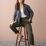Linen Check Jacket