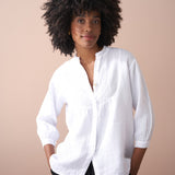 Linen Bib Shirt