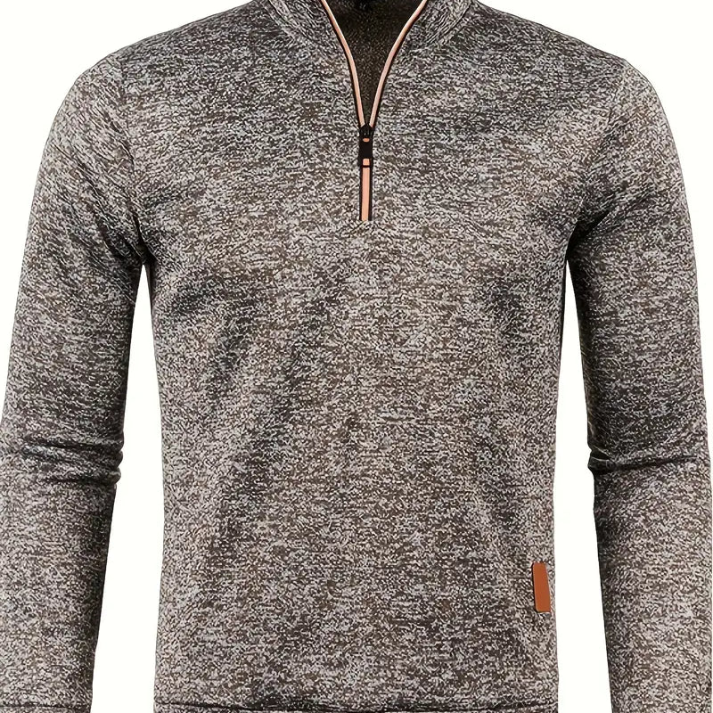Dann | Zip-Up Pullover Sweatshirt