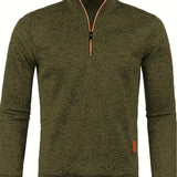 Dann | Zip-Up Pullover Sweatshirt