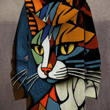 Rhys | Hooded Jacket with Artistic Print